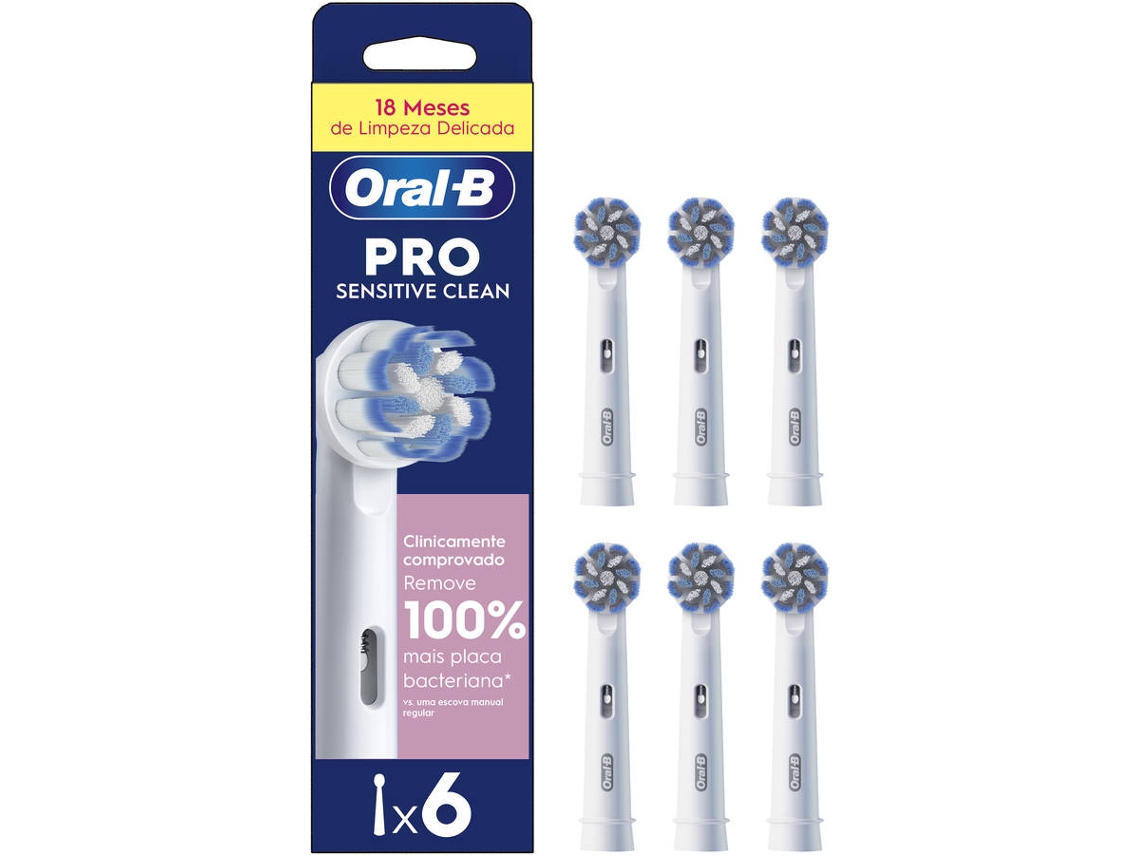 Recarga Cepillo de Dientes ORAL-B Pro Sensitive (6 Unidades)  