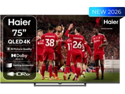 TV HAIER S80 H75S80GUX (QLED - 75'' - 191 cm - 4K Ultra HD - Smart TV)