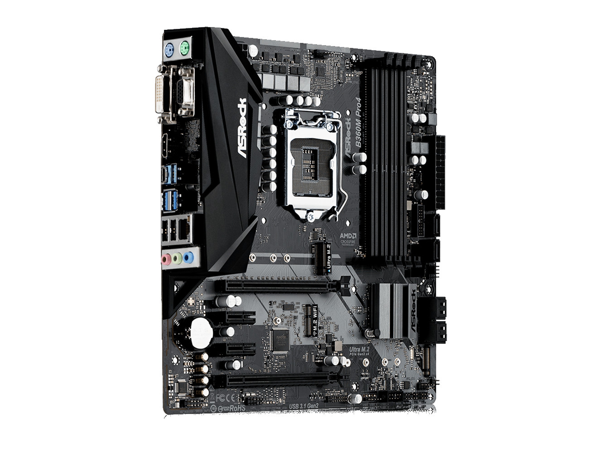 Placa Base ASROCK B360M Pro4