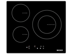 Placa de Inducción BECKEN MIH3ZB (Eléctrica - 59 cm - Negro)
