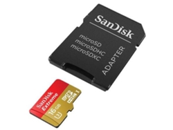 Tarjeta de memoria MicroSDHC 16 GB - SANDISK Extreme