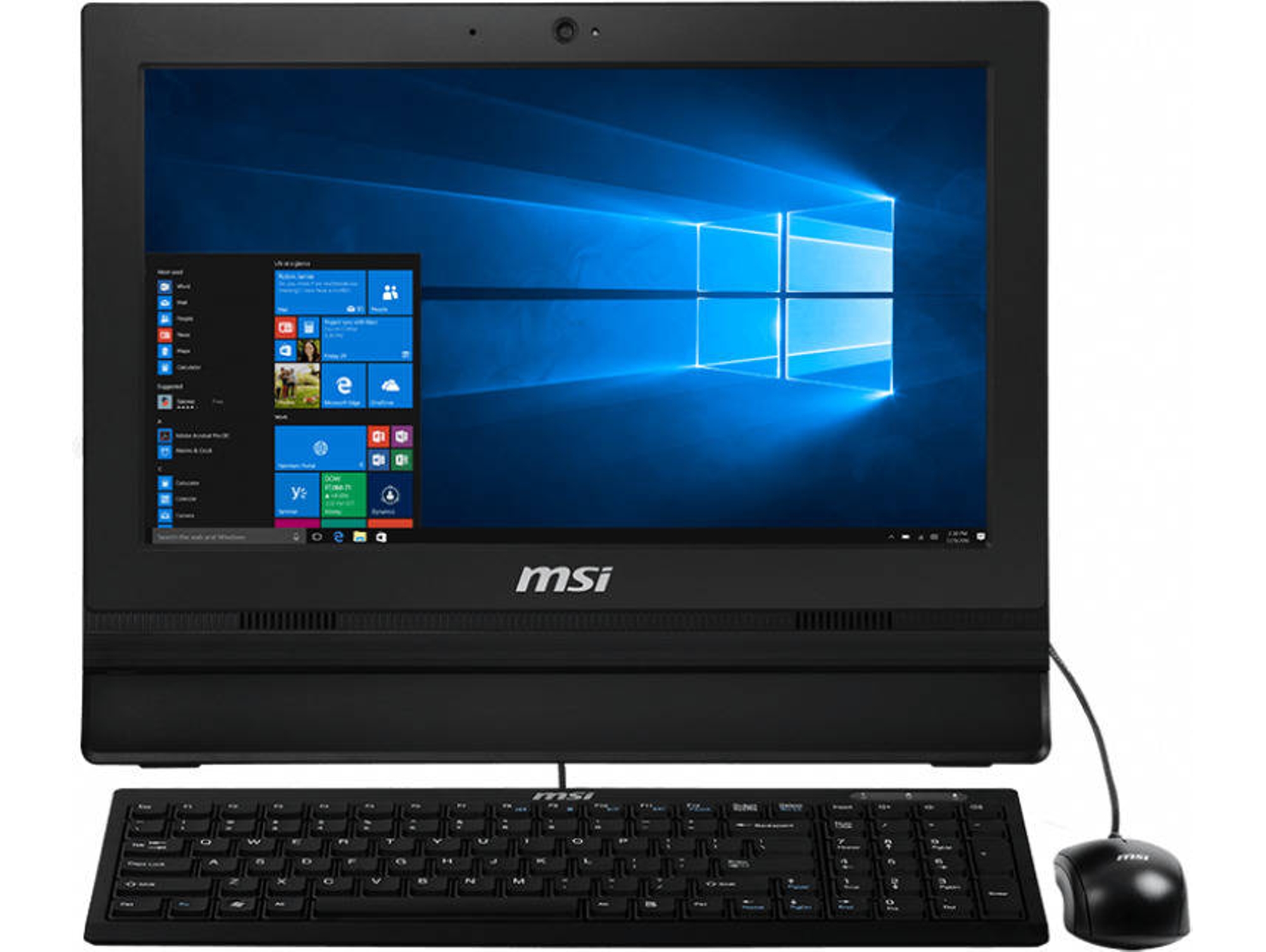 All in One MSI PRO 16T 7M-087XEU (15.6'' - Intel Celeron 3865U - RAM: 4 GB - 256 GB SSD - Intel HD Graphics 610)
