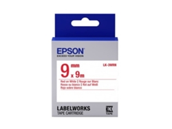 Cinta EPSON - LK-3WRN estándar roja/blanca 9/9 -