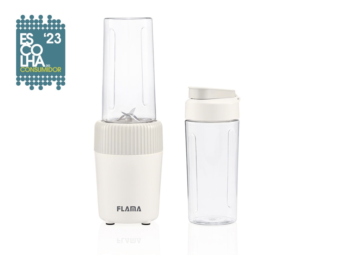 Batidora de Vaso FLAMA 2221FL (300 W -  0.6 L - Blanco)