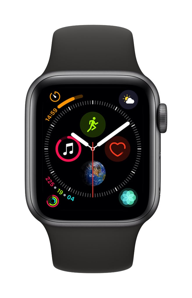 APPLE Watch Series 4 40mm deportivo gris espacial, negro