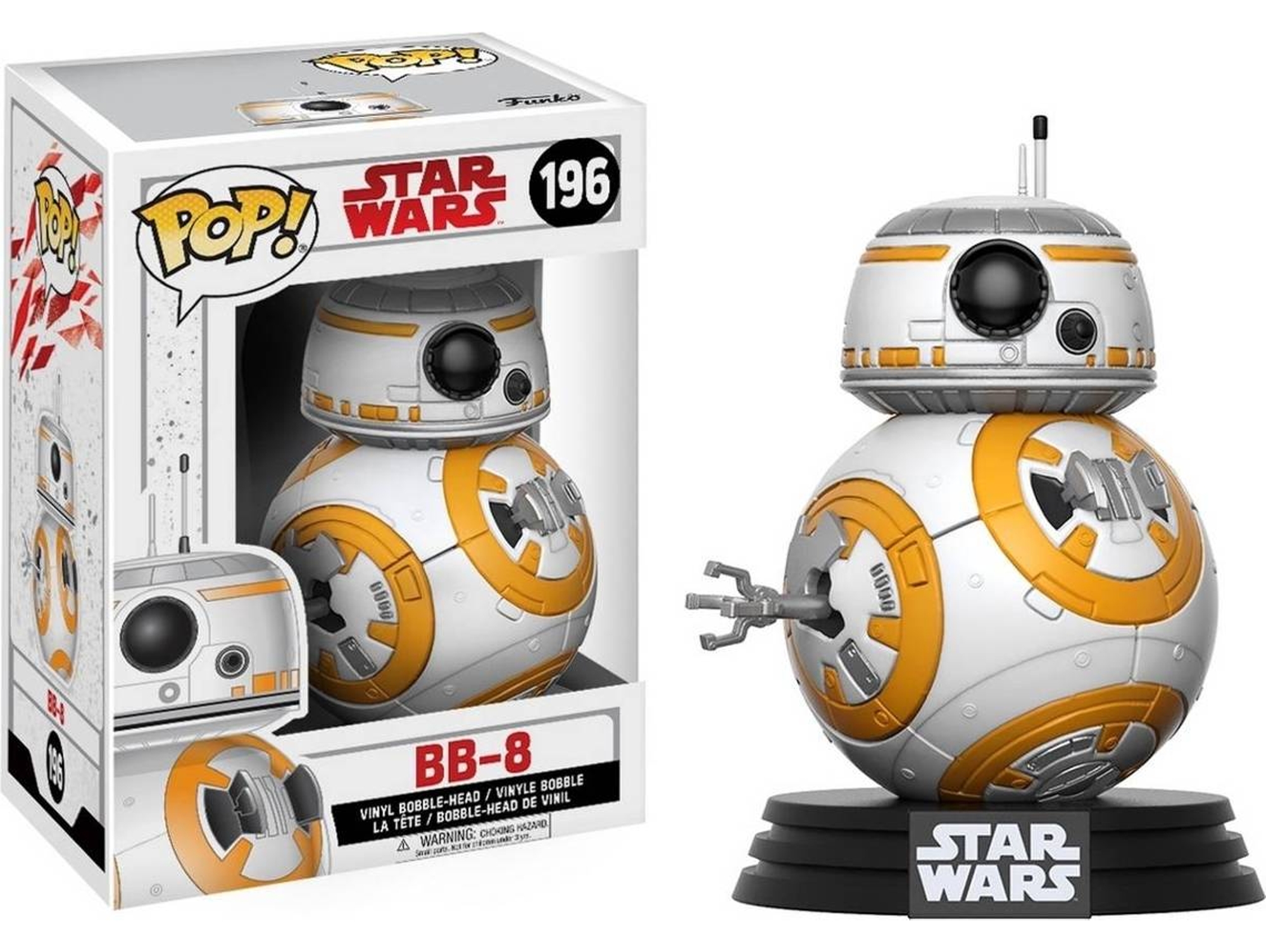 Figura Vinilo FUNKO POP! Star Wars Episode 8: BB: 8