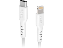 Cable SBS MFI (Lightning - USB-C - 2m - Blanco)