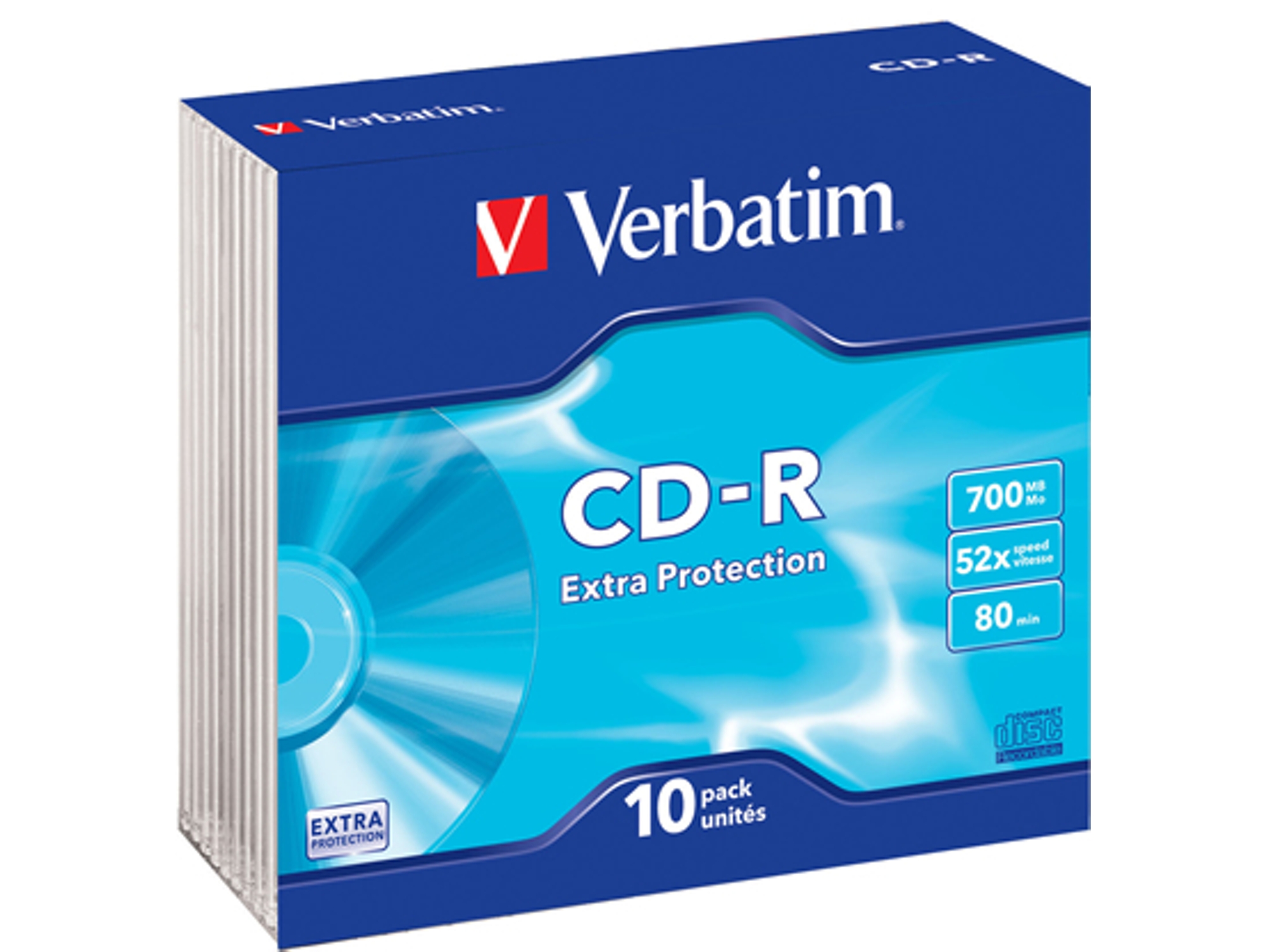 CD R VERBATIM Pack 10 43415