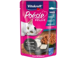 Comida Húmeda para Gato VITAKRAFT Poésie Délice – Bacalao – 23 x 85 g