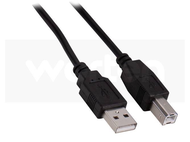 Cable MITSAI Basics (USB 2.0 - USB B - 1.8m - Negro)