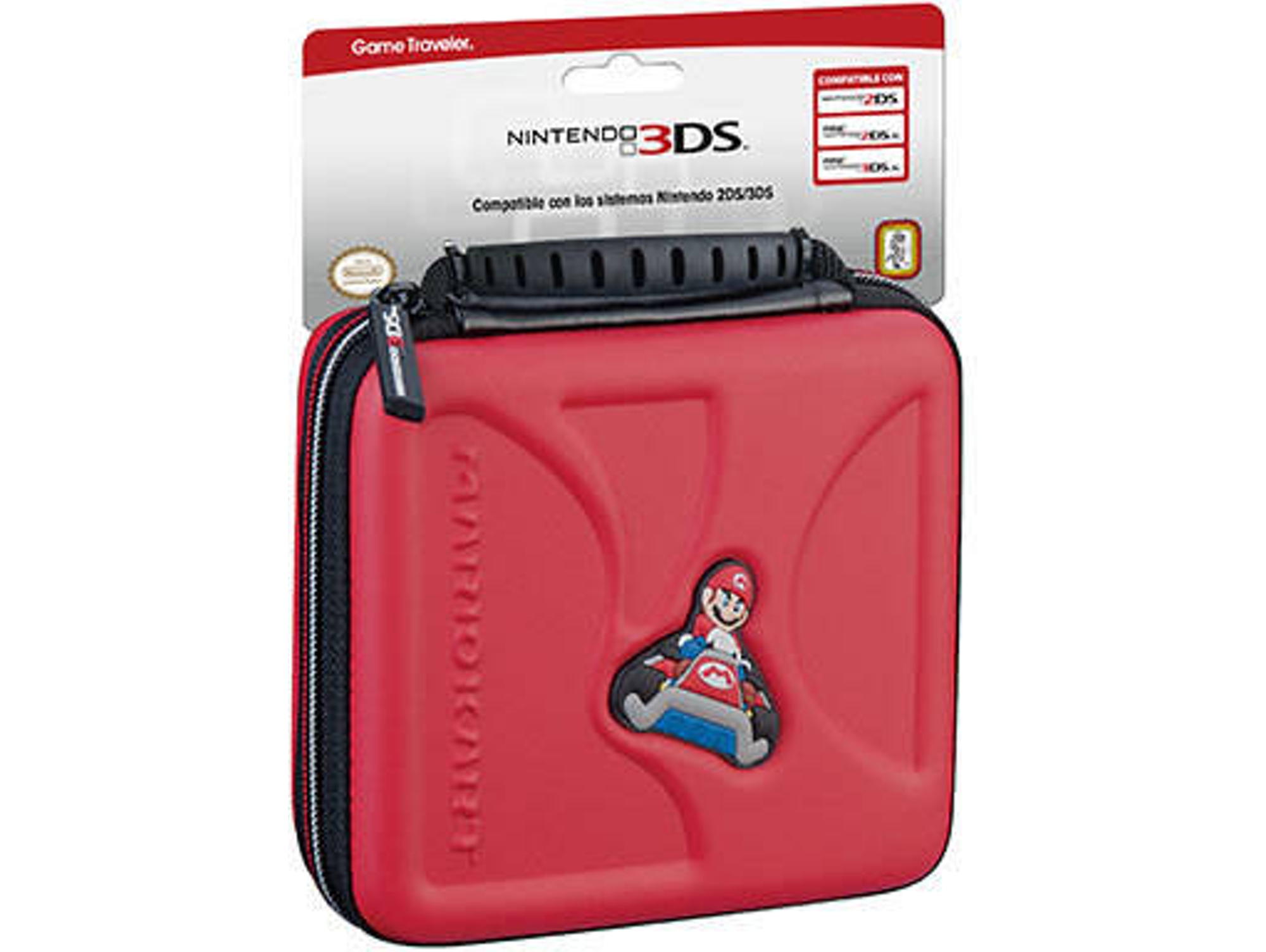 Estuche de viaje ARDISTEL 3Ds205Mk Mario Kart azul, rojo y naranja