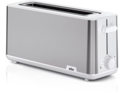 Tostadora BRAUN Purshine HT1610WH (900 W - 1 Abertura)