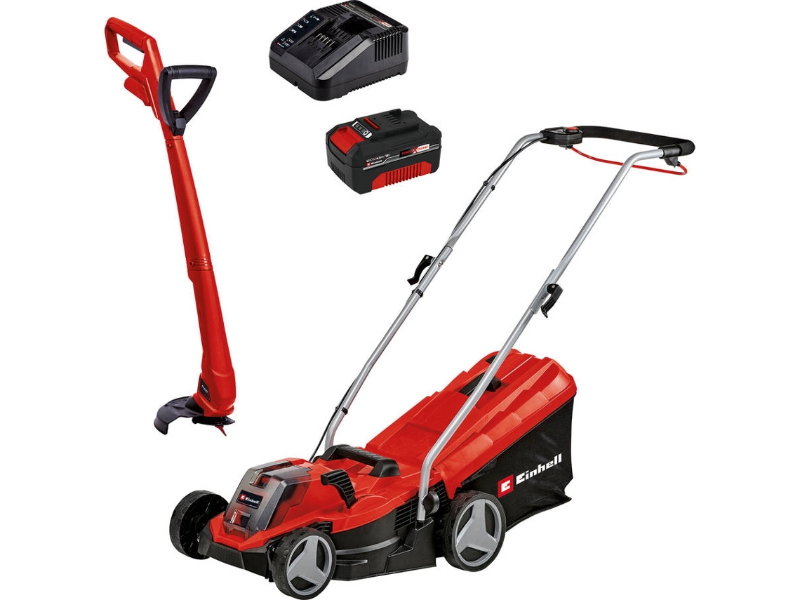 Kit Cortacésped EINHELL GE-CM 18/33 LI+ Recortadora GC-CT + Batería 18V 4.0AH