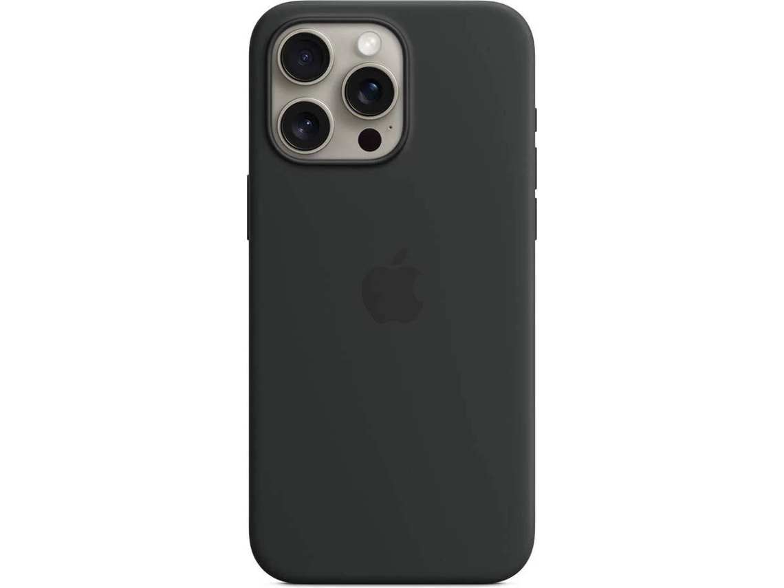 Funda APPLE iPhone 15 Pro Max Silicone Case (Negro)