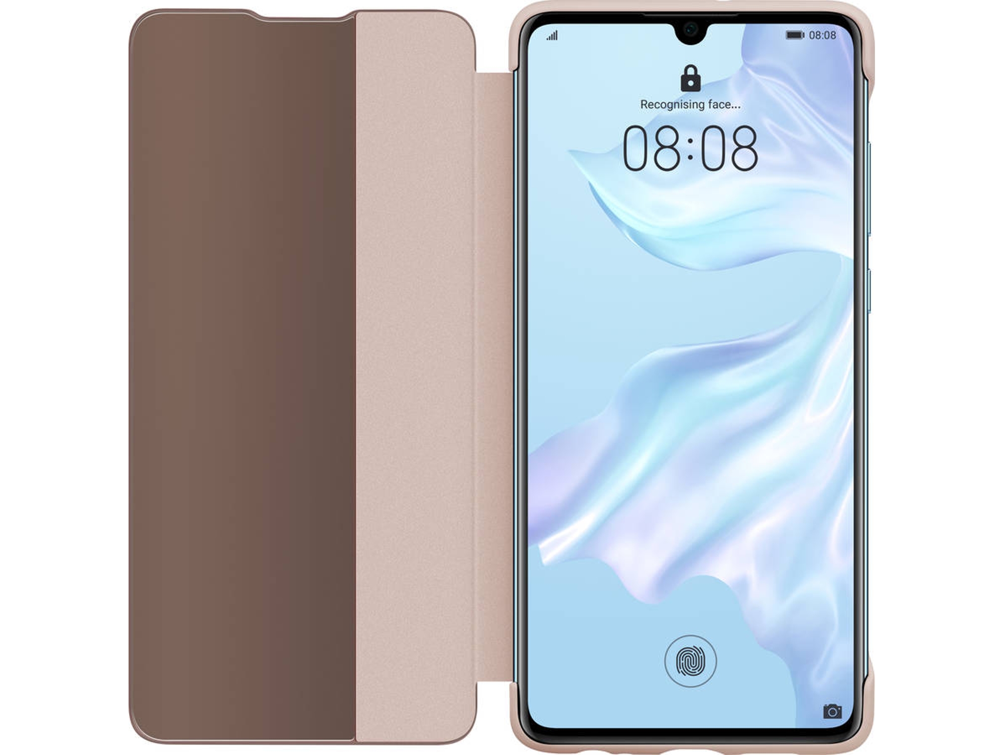 Funda HUAWEI P30 Folio Rosa