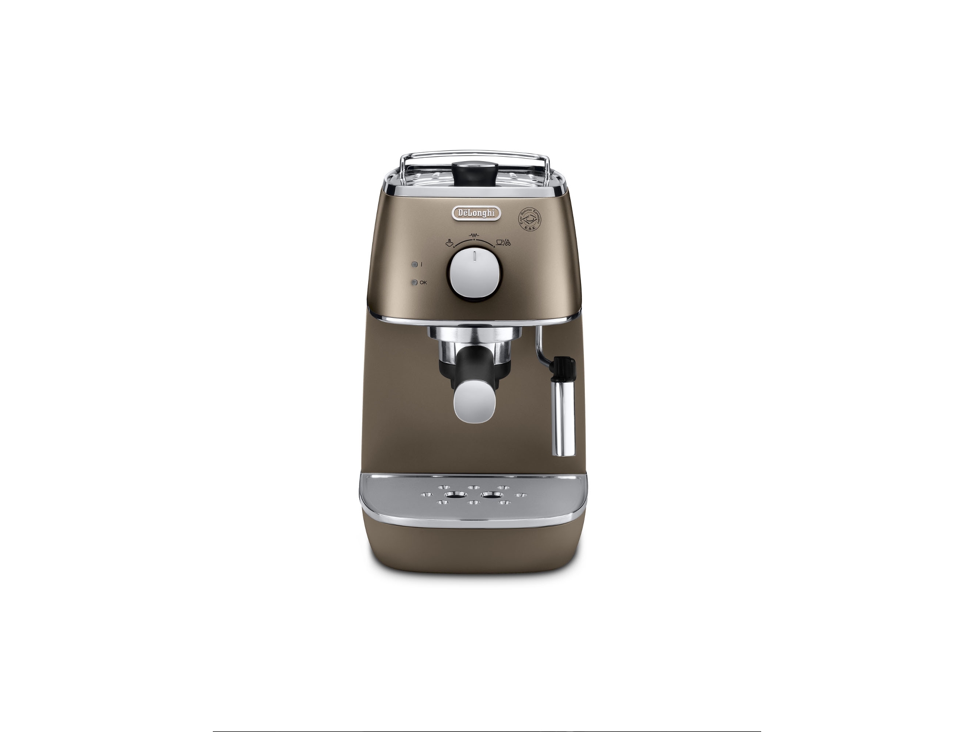 Cafetera DELONGHI ECI341.BZ (15 bar - Café molido y en monodosis)