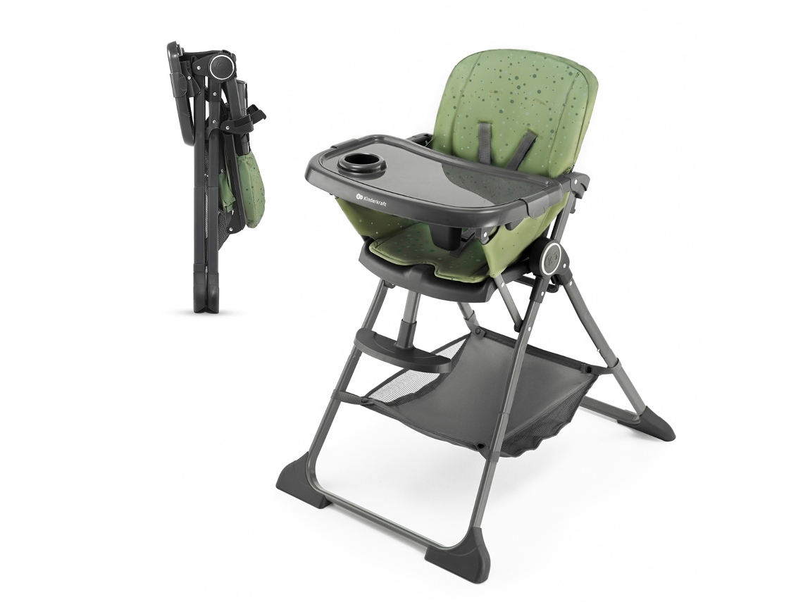 Silla de comedor KINDERKRAFT Alta Foldee Green (de 6 a 36 meses)