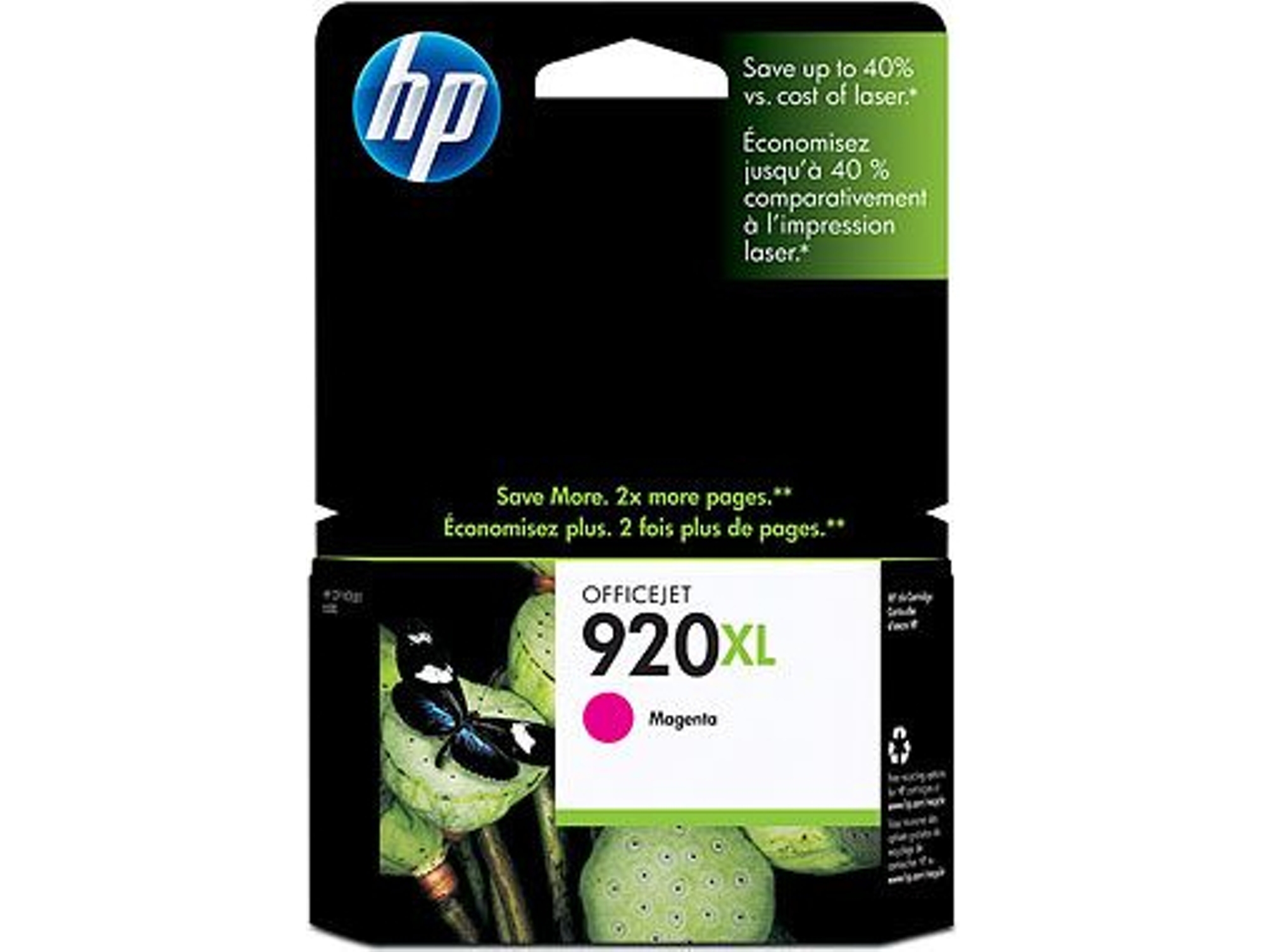Cartucho de tinta HP 920XL magenta original (CD973AE)