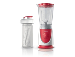 Batidora de Vaso PHILIPS HR2872/00 (350 W - 0.6 L - Rojo)