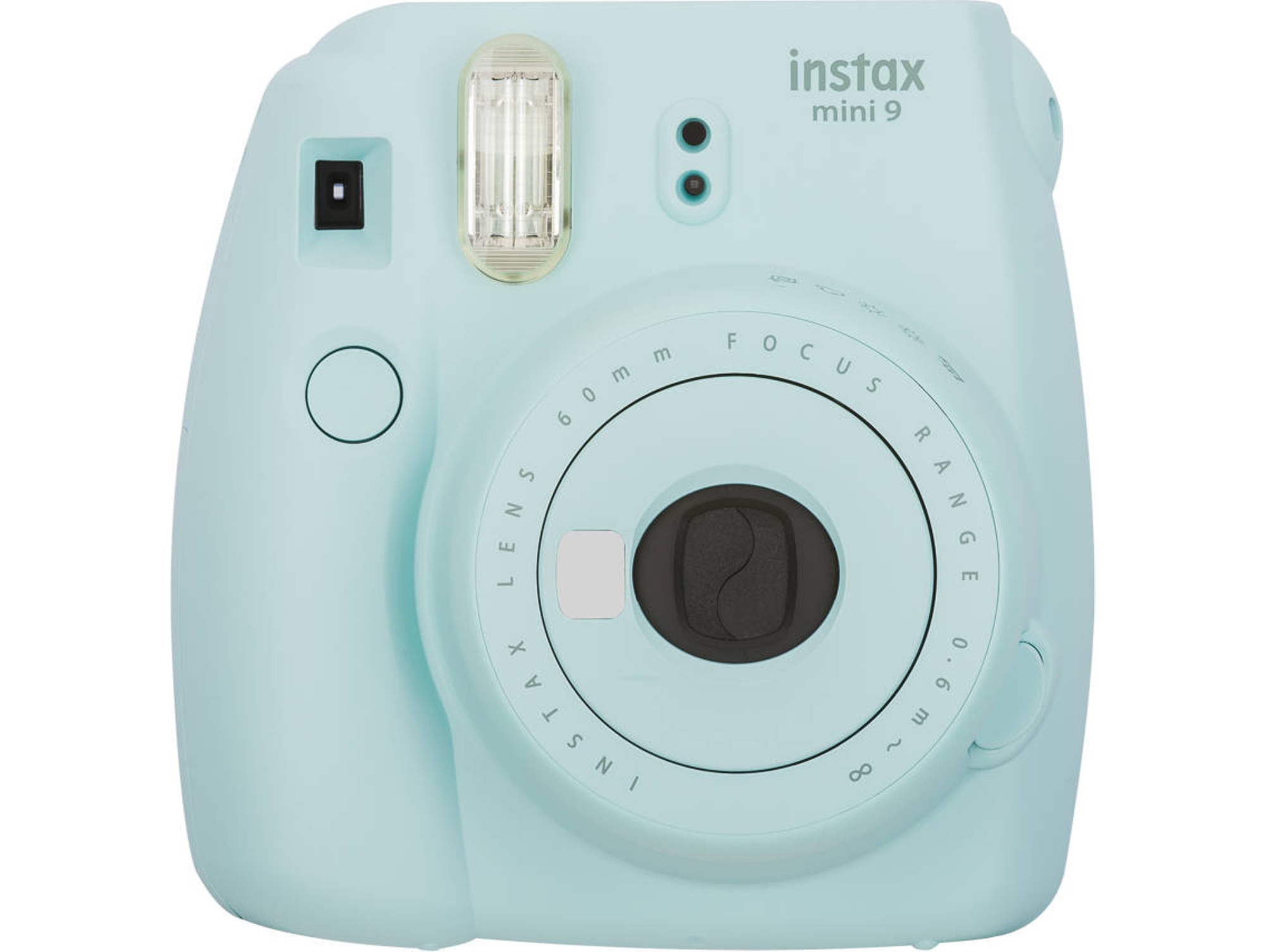 Cámara Instantánea FUJIFILM Instax Mini 9 (Ice Blue - Obturación: 1/60 s  - 2 Pilas LR6/AA - 62x46mm)