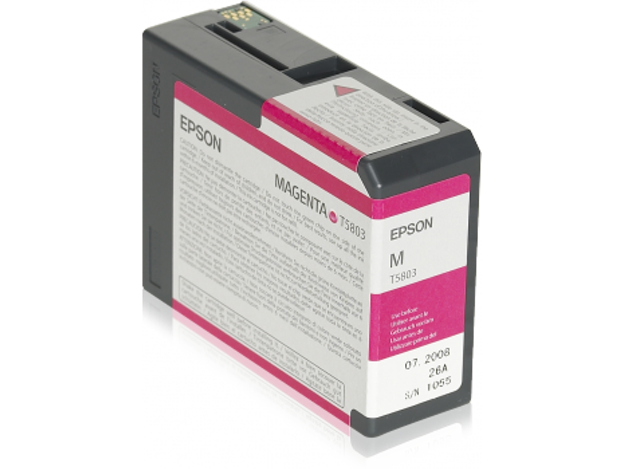 Cartucho de tinta original EPSON, T5803 80 ml, Magenta, C13T580300