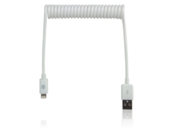 Cable GOODIS Coiled (USB - Lightning - 1 m - Blanco)
