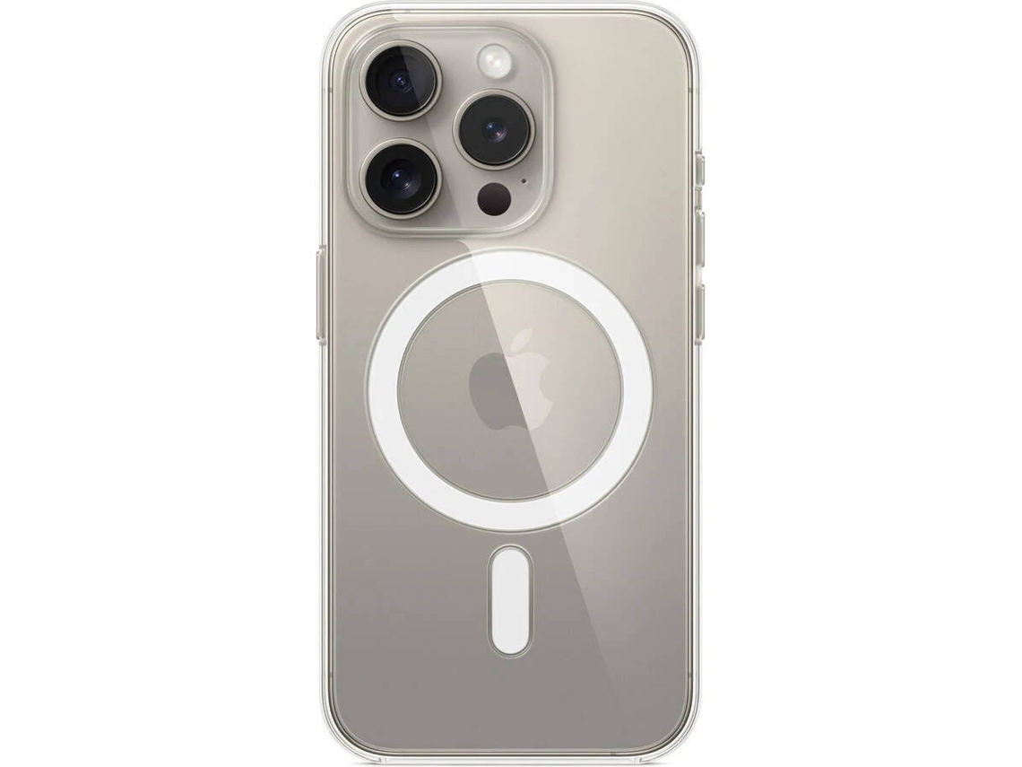 Funda APPLE iPhone 15 Pro Clear Case com MagSafe Transparente
