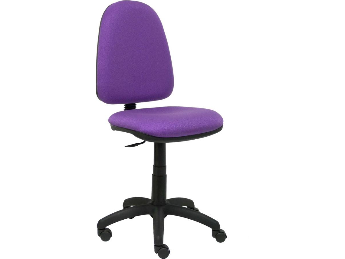 Silla Operativa PYC Ayna Roxo (Brazos Fijos - Tela)