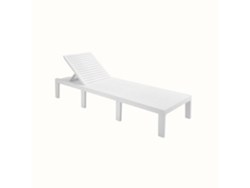 Tumbona Modular IPAE-PROGARDEN Haiti (Blanco - Sin Cojín - 65x195x78cm)