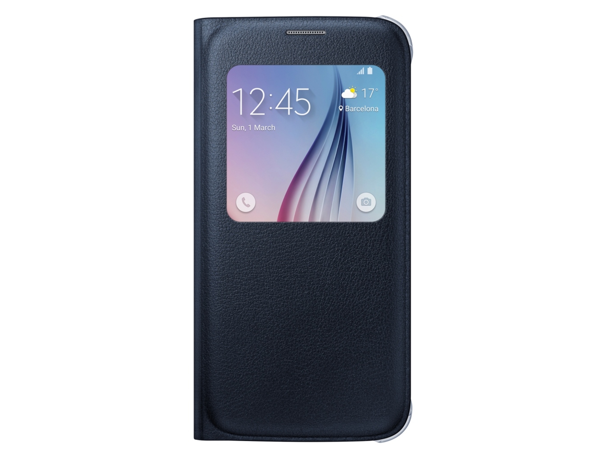 Funda SAMSUNG Galaxy S6 S-View Negro