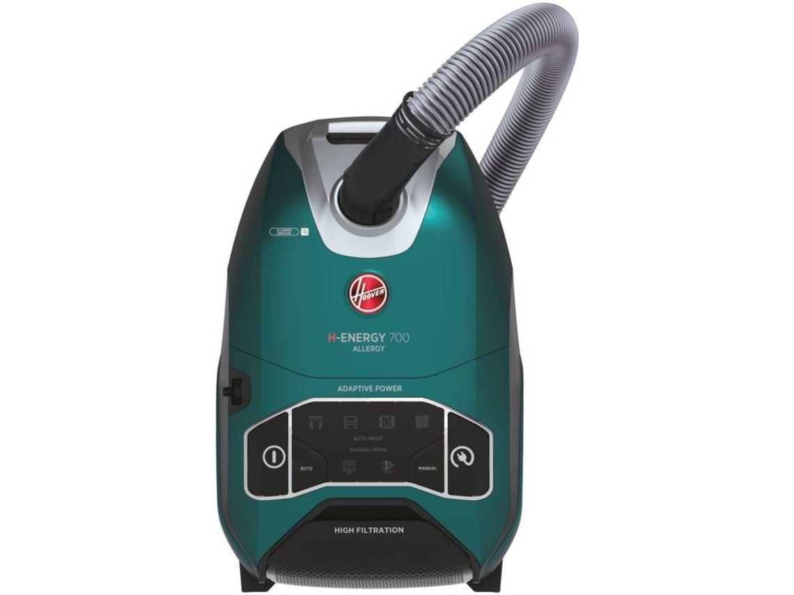 Aspirador con Bolsa HOOVER HE730ALG 011 (64 dB - Bolsa de Polvo 5 L - Verde)