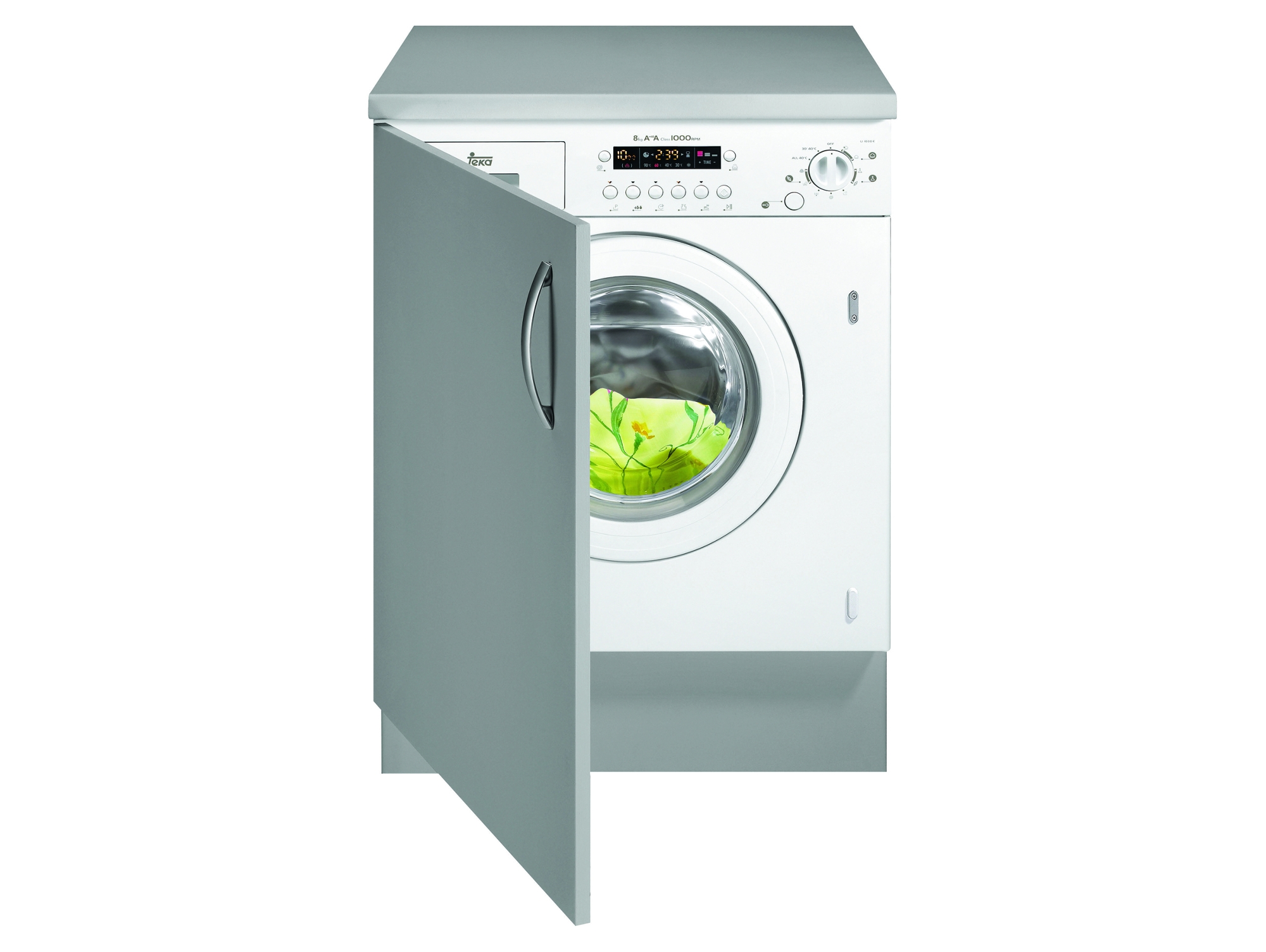 Lavadora Integrable TEKA LI4 1080 E (8 kg - 1000 rpm - Blanco)