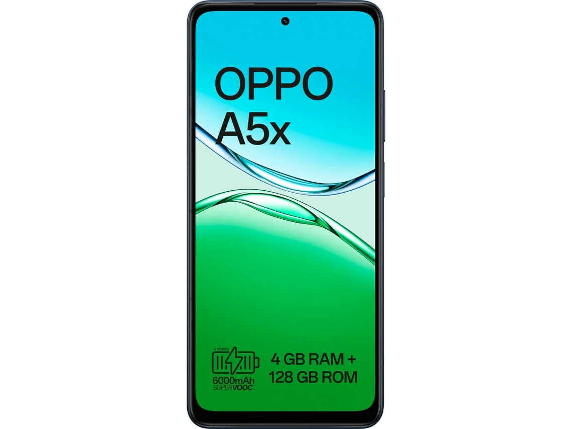 Smartphone OPPO A5x (6.67'' - 4 GB - 128 GB - Azul) | Worten Canarias