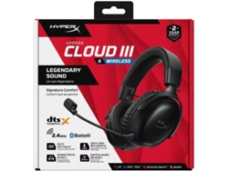 Auriculares Gaming HYPERX Cloud III S (Wireless - Rojo)