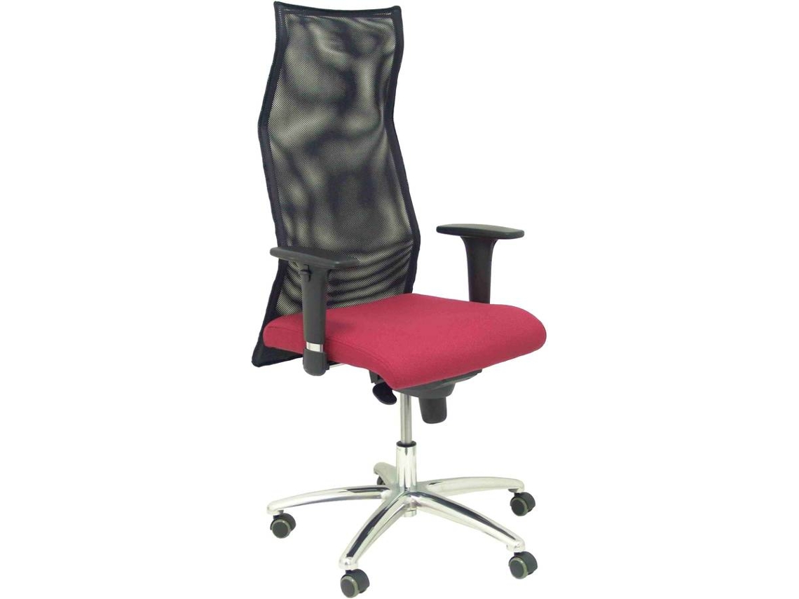 Silla Ejecutiva PYC Sahúco Xl  Rojo (Brazos Ajustables - Malla)