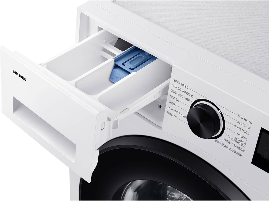 Lavadora SAMSUNG WW90DG5G34AE (9 kg - 1400 rpm - Blanco)