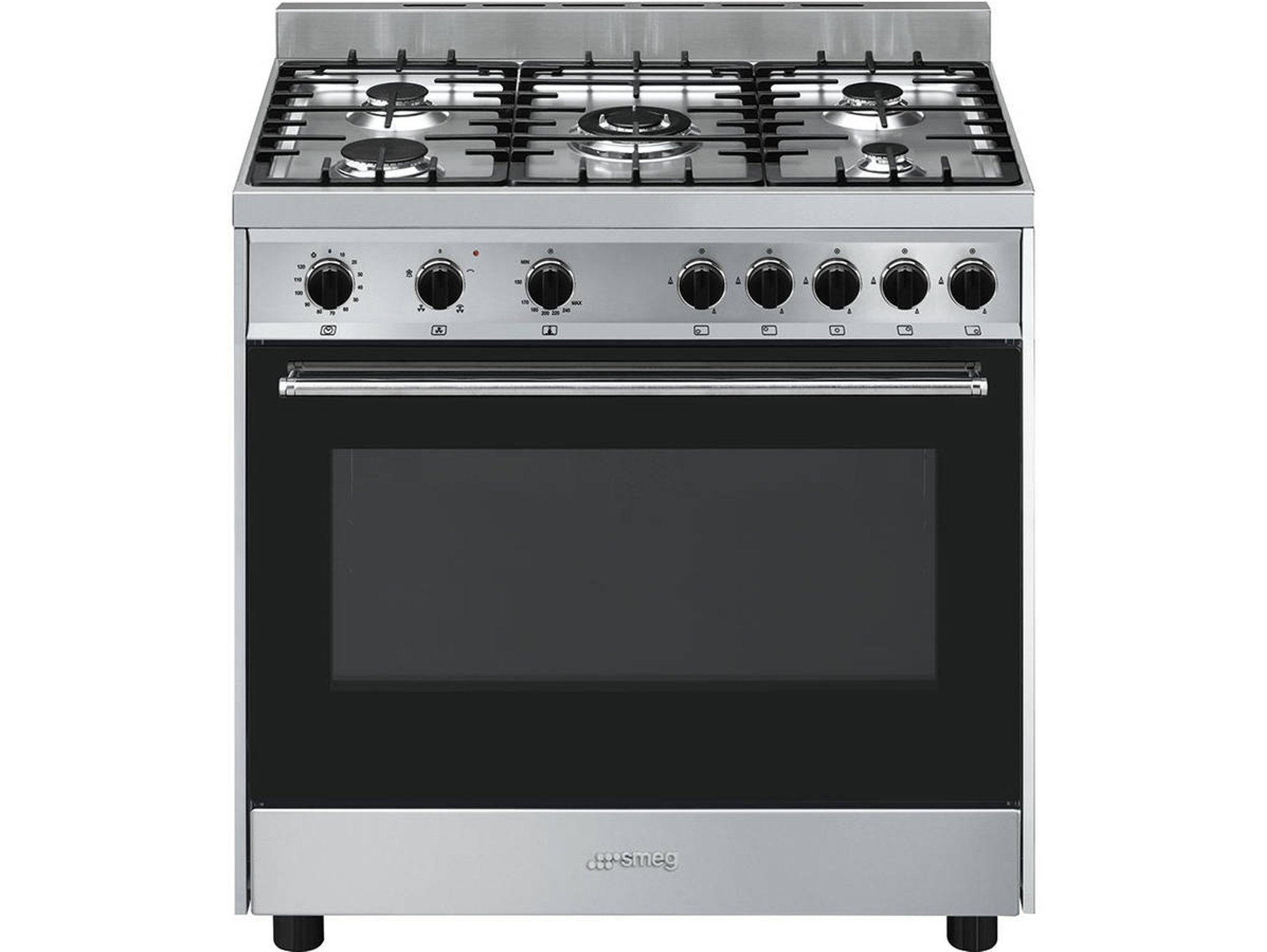 Cocina SMEG Classic B90GVXI9 (115 L - Gas Natural - Inox)