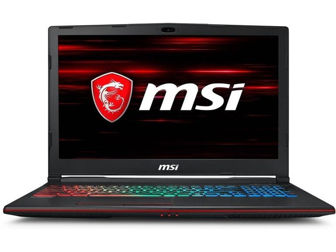 Portátil Gaming MSI GP63 Leopard 8RE675 (Intel Core i7-8750H - NVIDIA GeForce GTX 1060 - RAM: 16 GB - 1 TB HDD + 256 GB SSD - 15.6'')