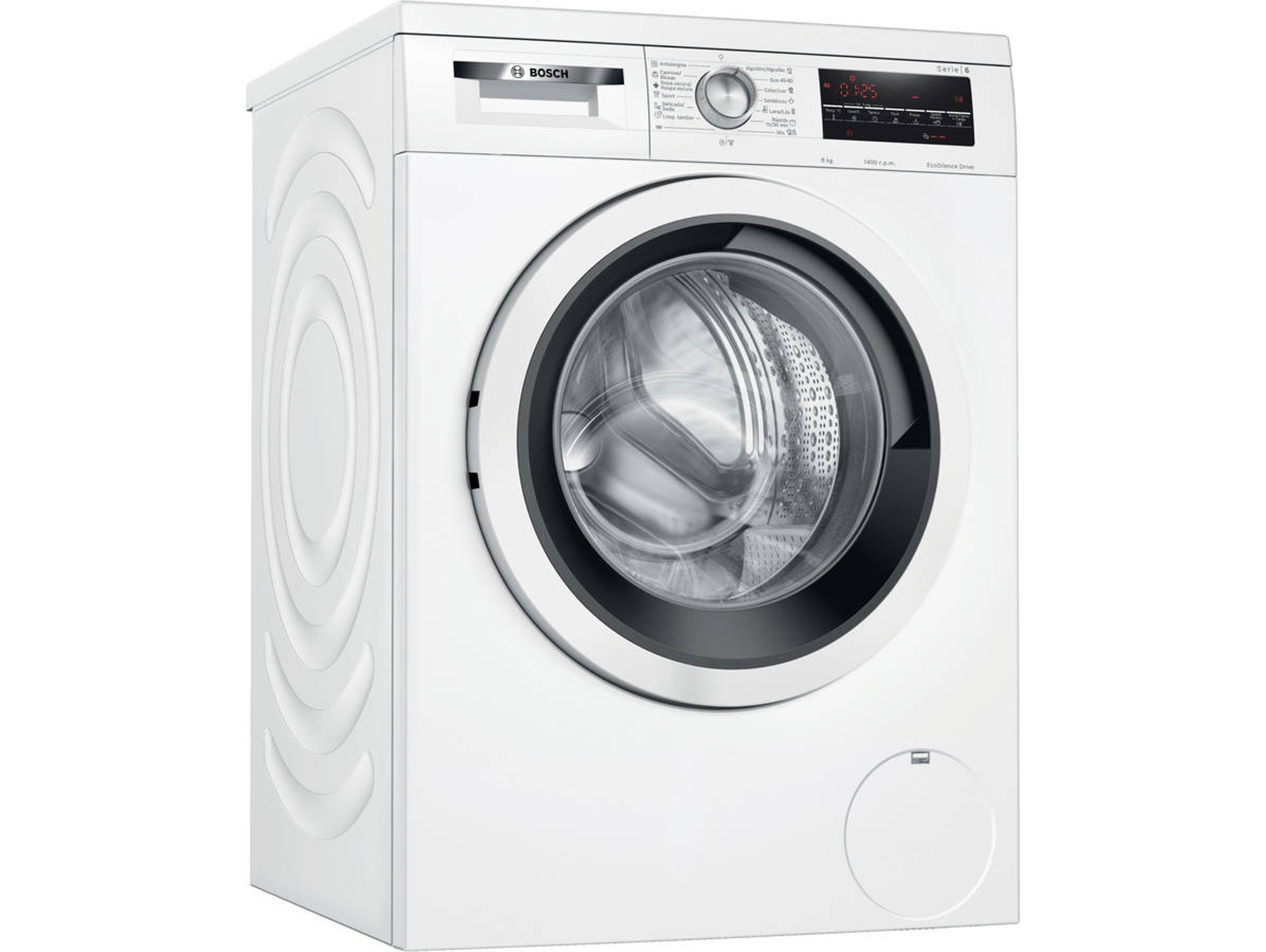 Lavadora BOSCH WUU28T60ES (8 kg - 1400 rpm - Blanco)