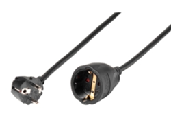 Prolongador 6T VIVANCO 1T M-F 10 m (Negro)