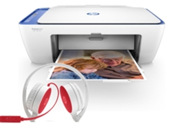 Impresora Multifunción HP Deskjet 2630 + Auriculares