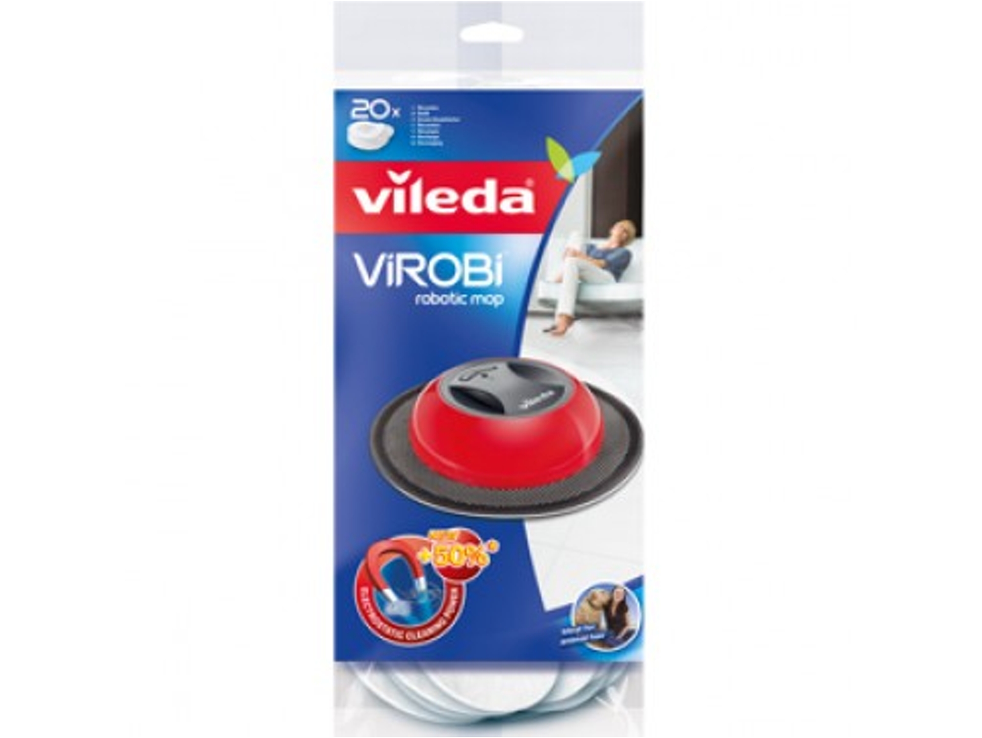 Recargas mopa robot Virobi VILEDA