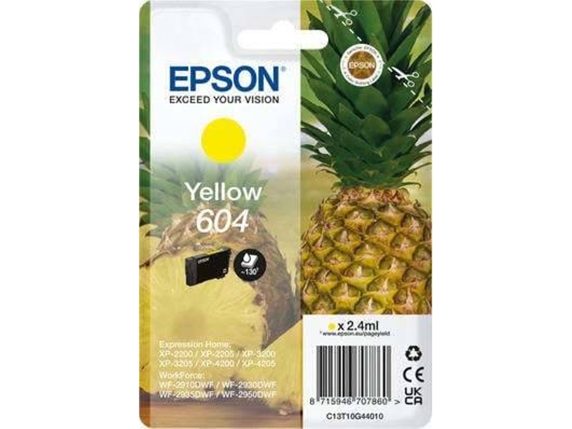 Cartucho EPSON 604 Amarillo