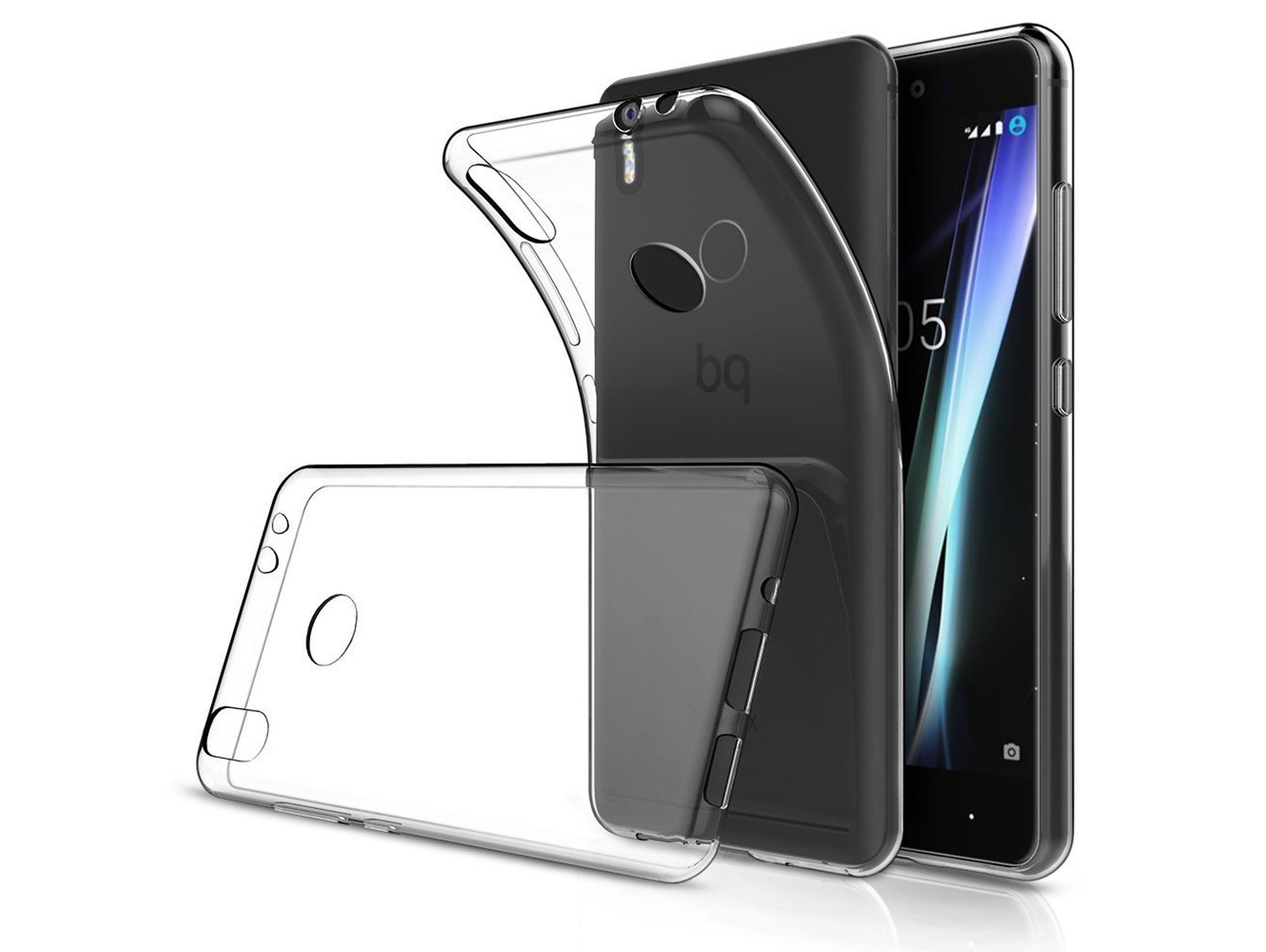 Carcasa BQ Aquaris X, X Pro EBOX Tpu Transparente