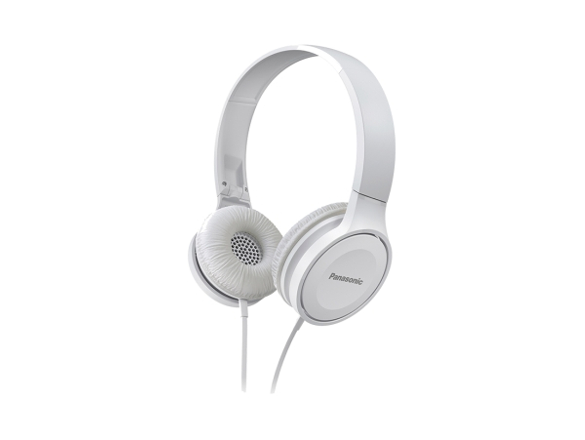Auriculares con cable PANASONIC RP-HF100ME-W (On ear - Micrófono - Atiende llamadas - Blanco)