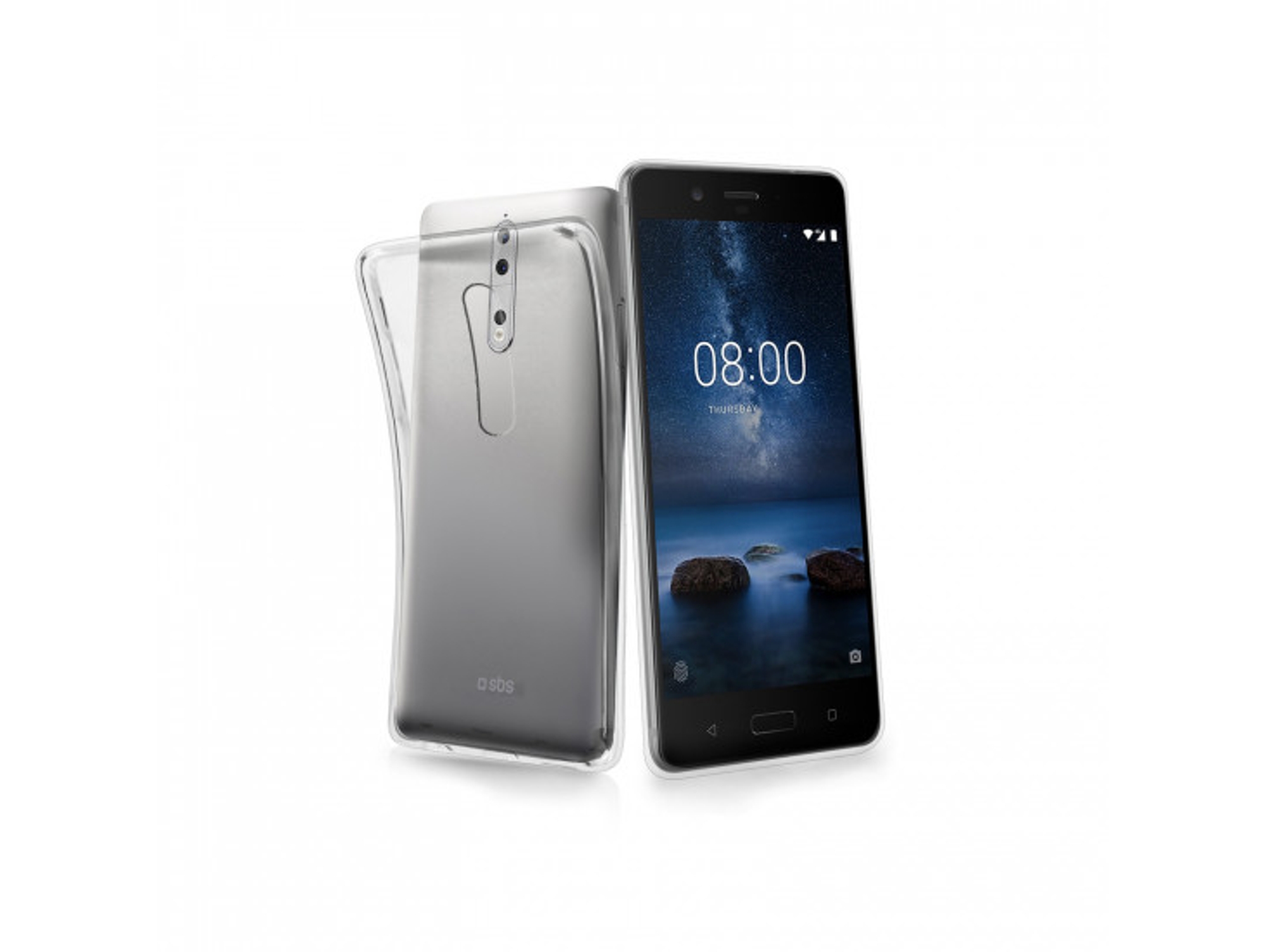 Carcasa Nokia 8 SBS Skinny Transparente