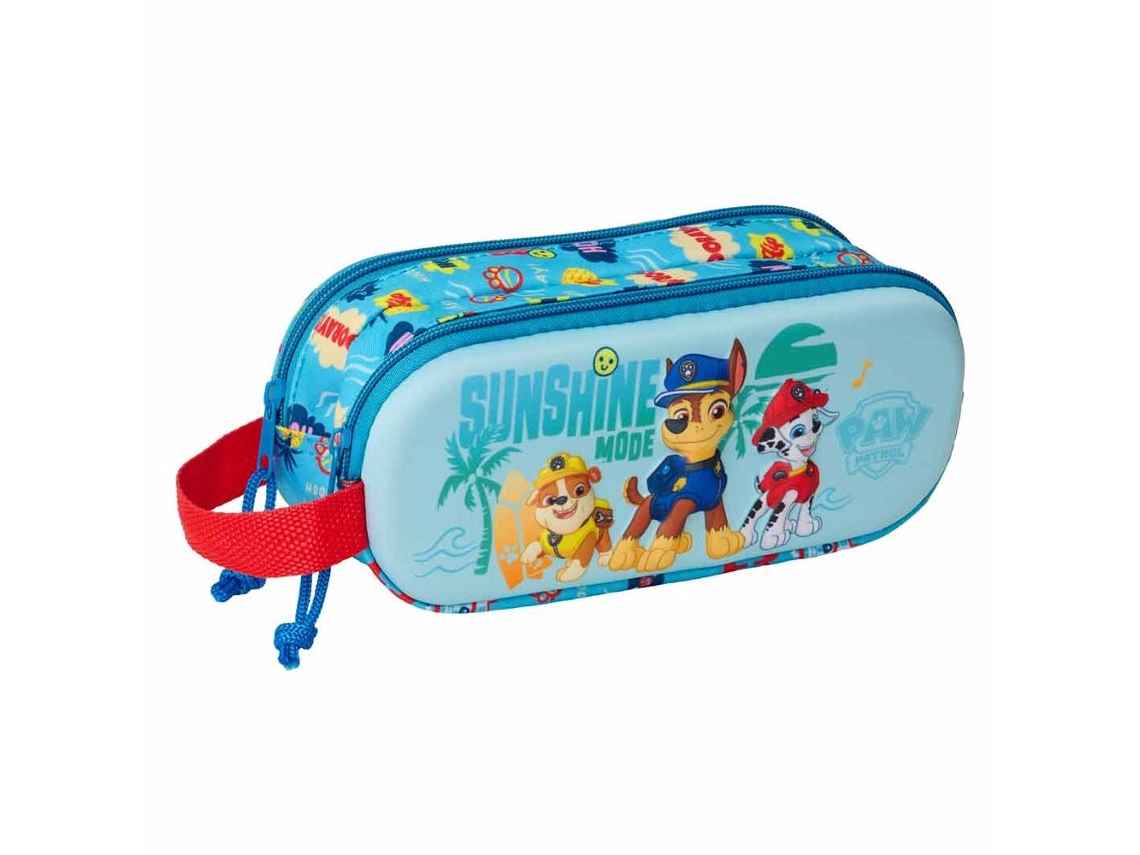 Estuche Doble PAW PATROL 3D (21 x 8 x 6 cm)