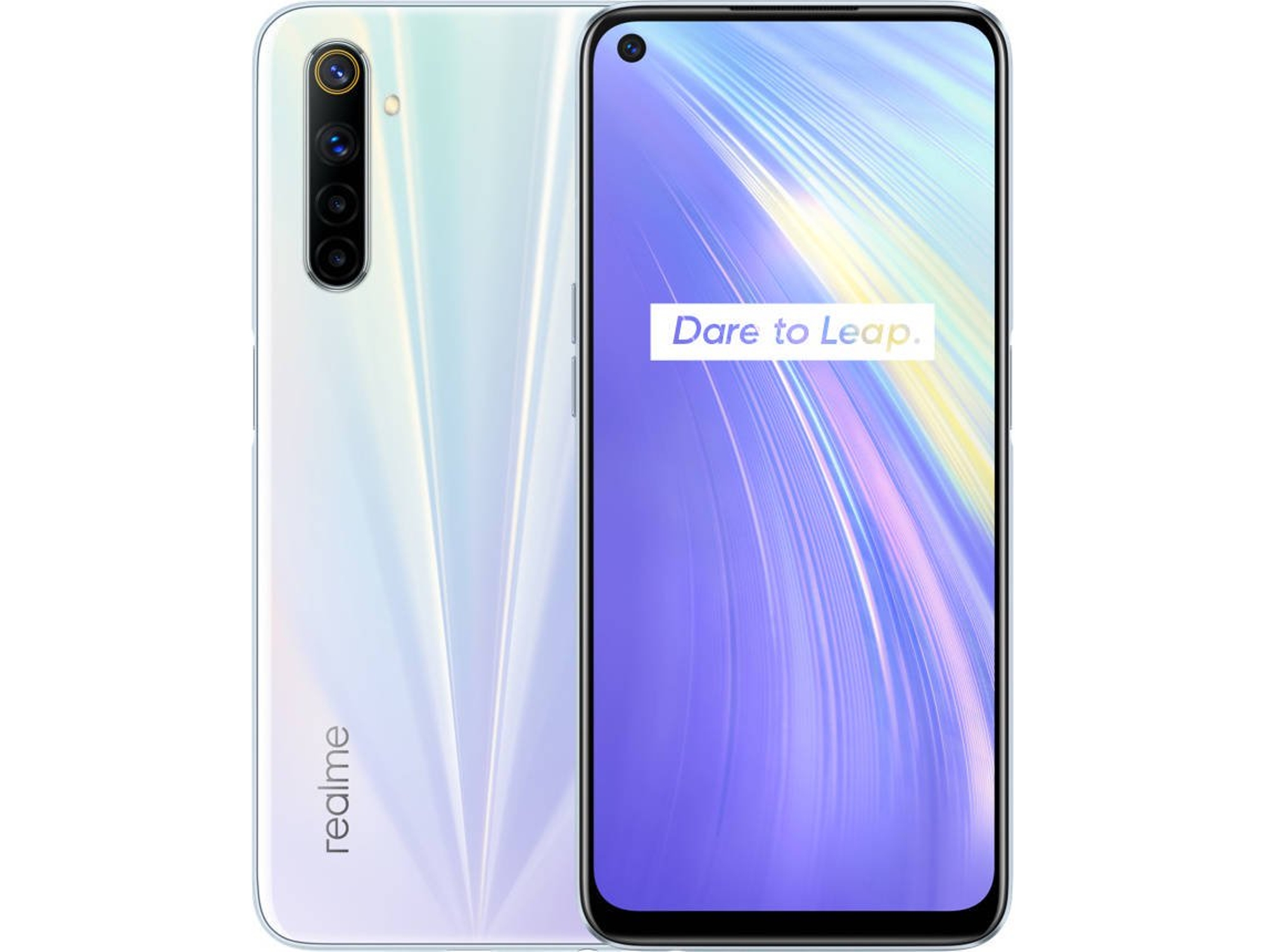 Smartphone REALME 6 (6.5'' - 8 GB - 128 GB - Blanco)