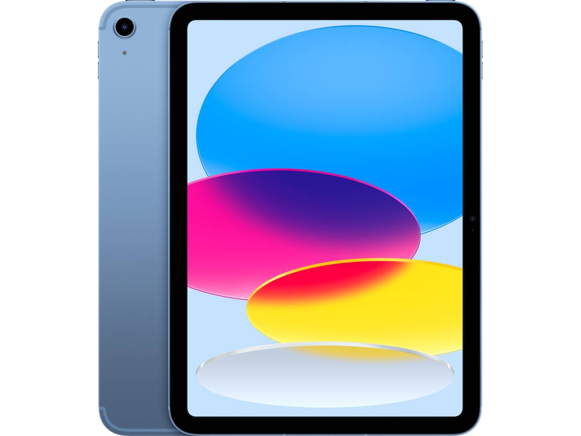 iPad APPLE (10.9'' - 256 GB - Wi-Fi+Cellular - Azul)