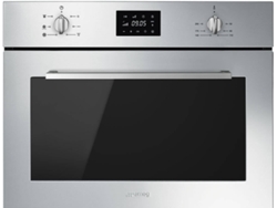 Horno Microondas SMEG Selezione SF4400MCX (32 L - 59.5 cm - Inox)